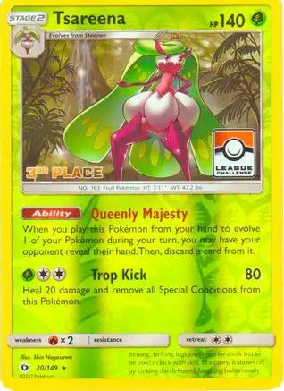 Tsareena (League Challenge) [3rd Place] 020/149 - League & Championship Cards Reverse Holofoil