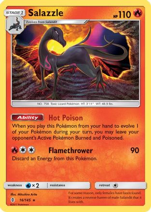Salazzle 016/145 - SM  Guardians Rising