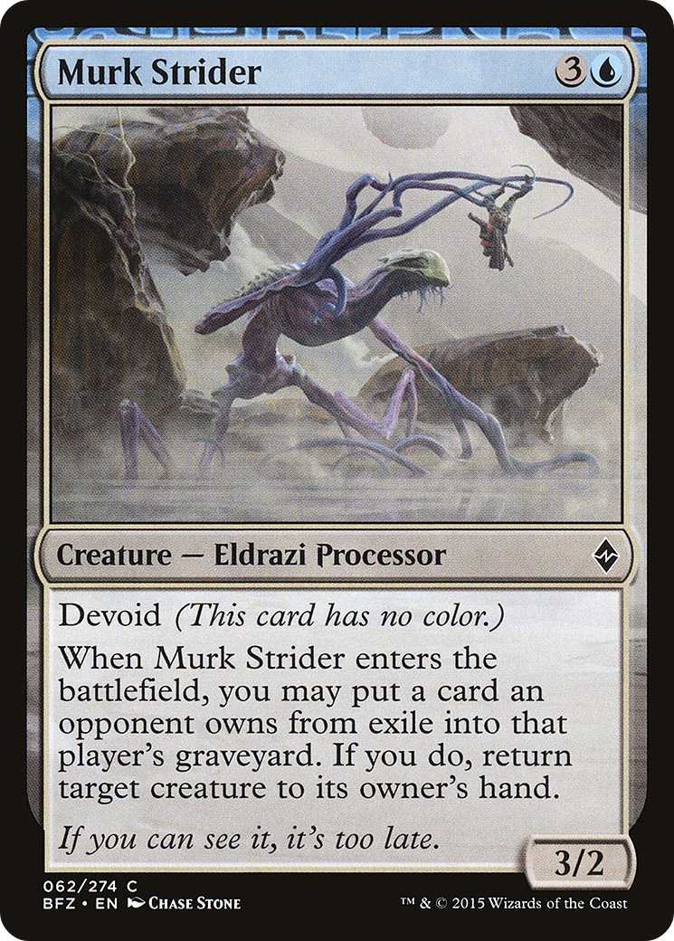 Murk Strider (BFZ-062) - Battle for Zendikar: (devoid)