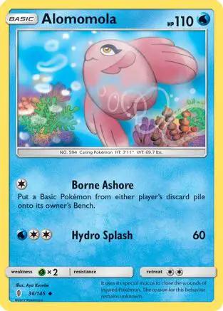 Alomomola 036/145 - SM  Guardians Rising Reverse Holofoil