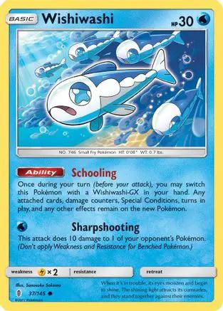 Wishiwashi 037/145 - SM  Guardians Rising Reverse Holofoil