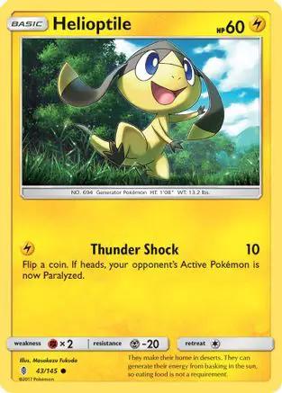 Helioptile 043/145 - SM  Guardians Rising