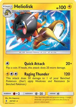 Heliolisk 044/145 - SM  Guardians Rising Reverse Holofoil