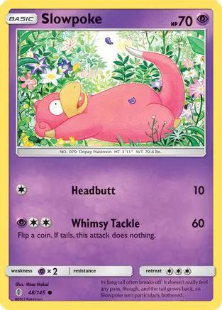 Slowpoke 048/145 - SM  Guardians Rising Reverse Holofoil