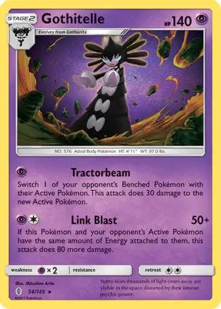 Gothitelle 054/145 - SM  Guardians Rising Reverse Holofoil