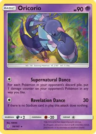 Oricorio 056/145 - SM  Guardians Rising Reverse Holofoil