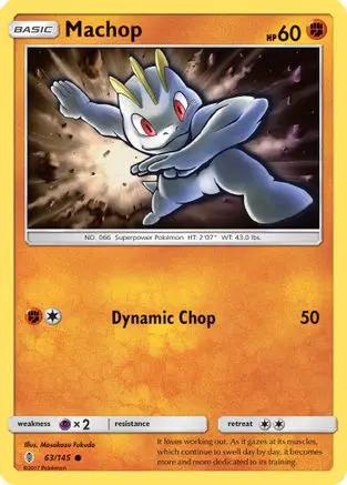 Machop 063/145 - SM  Guardians Rising Reverse Holofoil
