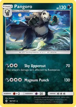 Pangoro 082/145 - SM  Guardians Rising Reverse Holofoil