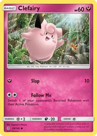 Clefairy 088/145 - SM  Guardians Rising Reverse Holofoil