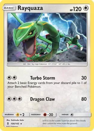 Rayquaza 106/145 - SM  Guardians Rising