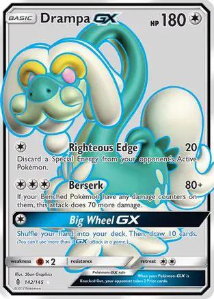 Drampa GX (Full Art) 142/145 - SM  Guardians Rising Holofoil