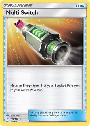 Multi Switch 129/145 - SM  Guardians Rising Reverse Holofoil