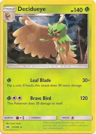Decidueye (Cracked Ice Holo) 011/149 - Deck Exclusives Holofoil