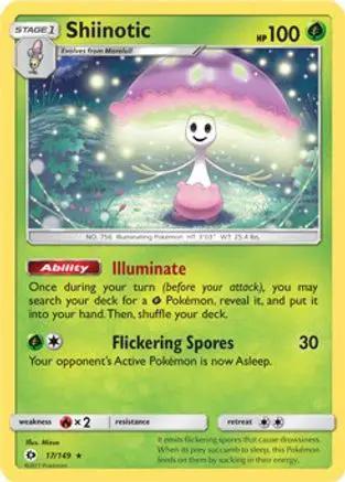 Shiinotic (SM Base Set) 017/149 - Deck Exclusives