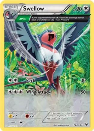 Swellow (XY Roaring Skies) 072/108 - Deck Exclusives