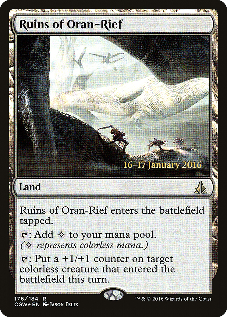 Ruins of Oran-Rief (PRE-176S) - Oath of the Gatewatch Promos Foil