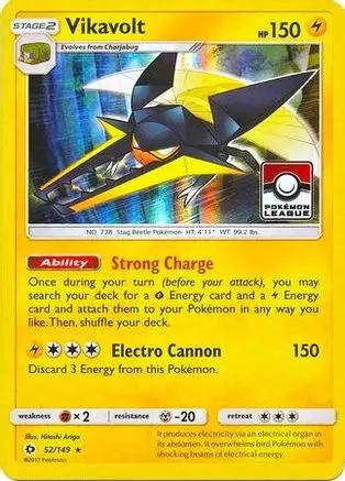 Vikavolt (Pokemon League) 052/149 - League & Championship Cards Holofoil