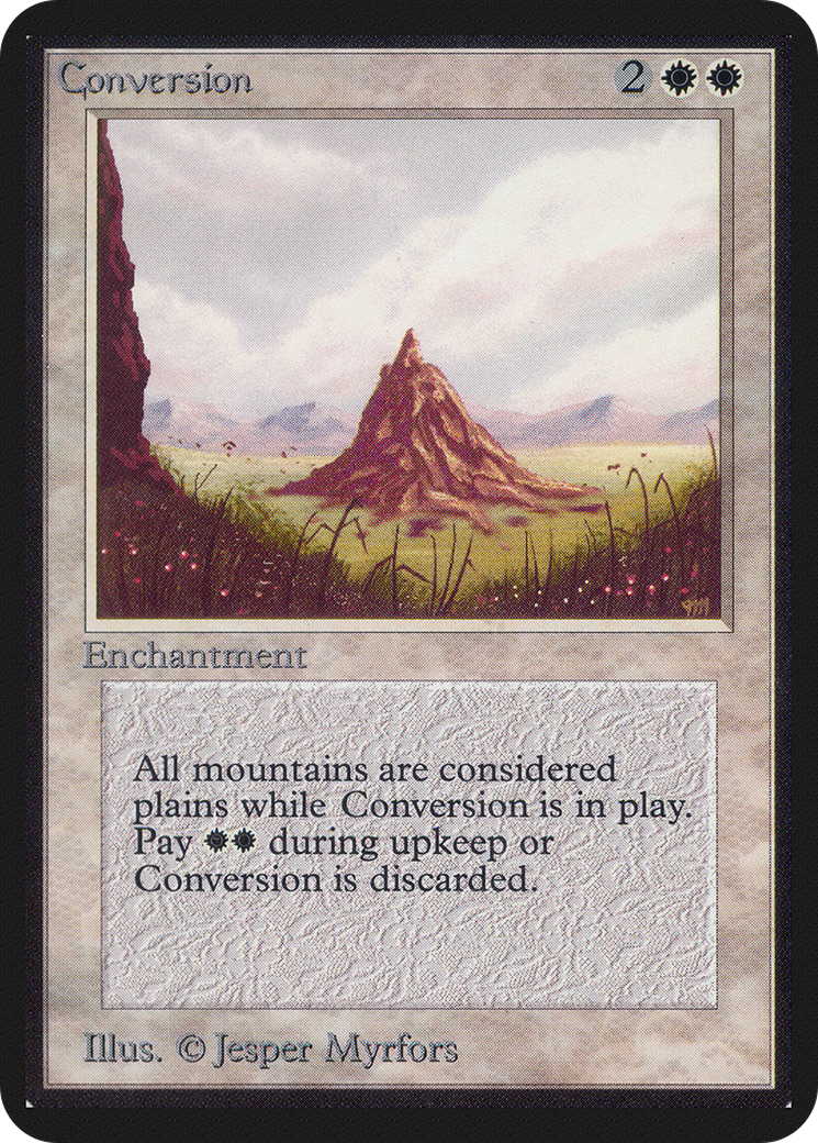 Conversion (LEA-) - Limited Edition Alpha