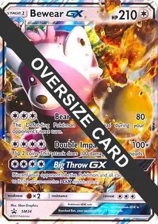Bewear GX (Black Star Promos) SM34 - Jumbo Cards Holofoil