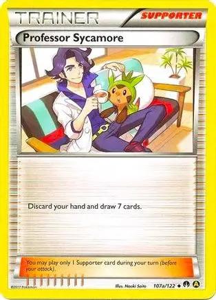 Professor Sycamore (Non-Holo) 107a/122 - Alternate Art Promos