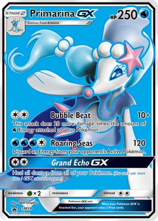 Primarina GX SM39/248 - SM Promos Holofoil