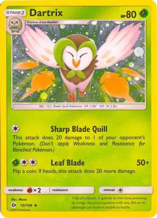 Dartrix (Cosmos Holo) 010/149 - Blister Exclusives Holofoil