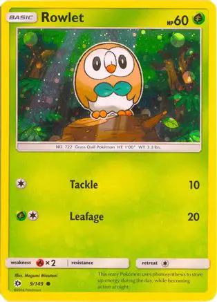 Rowlet 009/149 - Miscellaneous Cards & Products - Holofoil