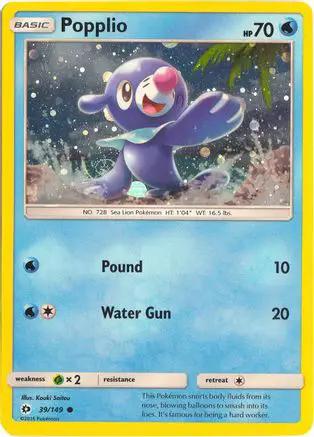 Popplio 039/149 - Miscellaneous Cards & Products - Holofoil