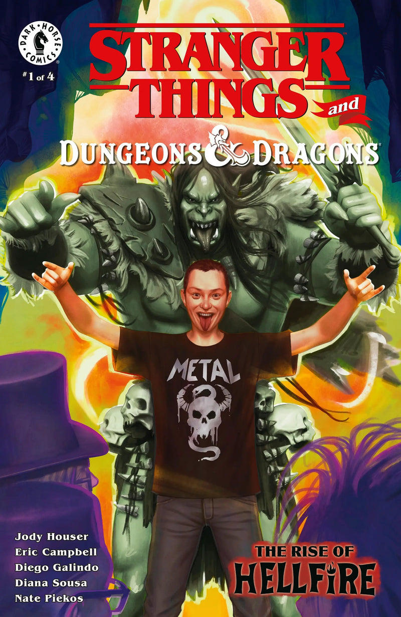 Stranger Things And Dungeons & Dragons The Rise Of Hellfire #1 C Rebeca Pueblar Variant (02/19/2025) Dark Horse