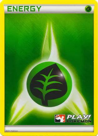 GrassEnergy (2011 Play! Pokemon)  - League & Championship Cards Holofoil