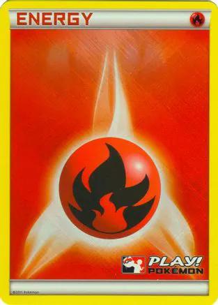 FireEnergy (2011 Play! Pokemon)  - League & Championship Cards Holofoil