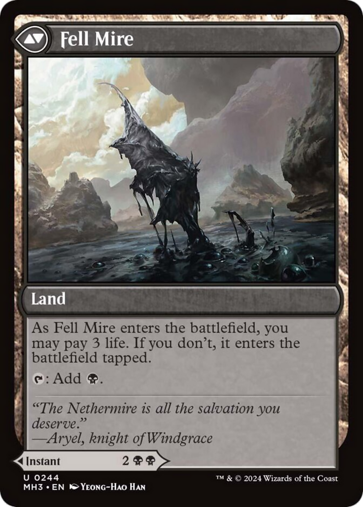 Fell the Profane (MH3-244) - Modern Horizons 3 Foil