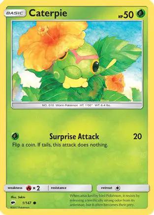 Caterpie 001/147 - SM  Burning Shadows