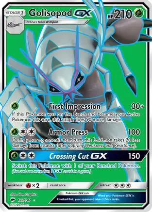 Golisopod GX (Full Art) 129/147 - SM  Burning Shadows Holofoil