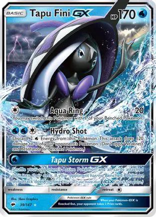 Tapu Fini GX 039/147 - SM  Burning Shadows Holofoil