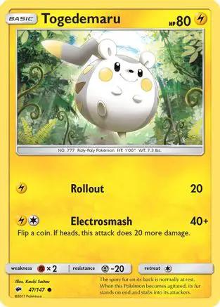 Togedemaru 047/147 - SM  Burning Shadows