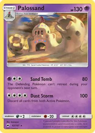 Palossand 062/147 - SM  Burning Shadows Holofoil