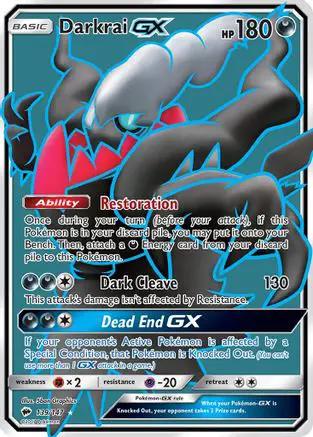 Darkrai GX (Full Art) 139/147 - SM  Burning Shadows Holofoil
