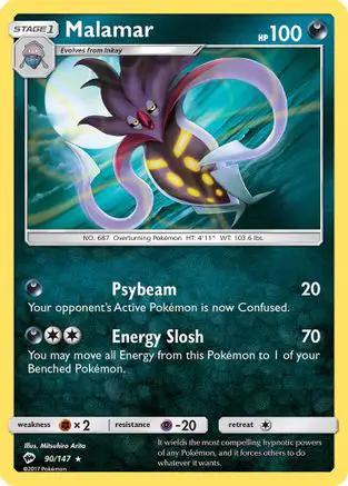 Malamar 090/147 - SM  Burning Shadows Reverse Holofoil
