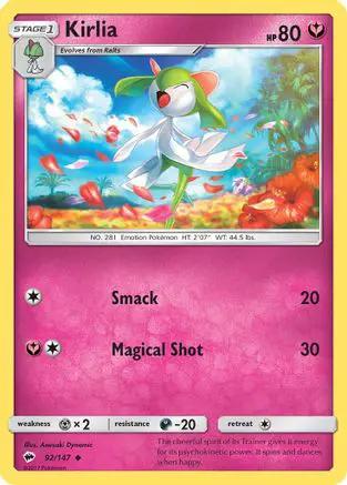 Kirlia 092/147 - SM  Burning Shadows