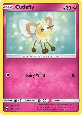 Cutiefly 095/147 - SM  Burning Shadows
