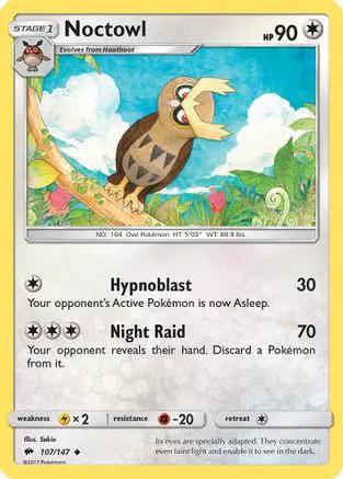 Noctowl 107/147 - SM  Burning Shadows