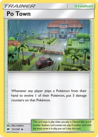 Po Town 121/147 - SM  Burning Shadows