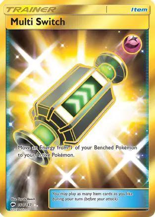 Multi Switch (Secret) 164/147 - SM  Burning Shadows Holofoil