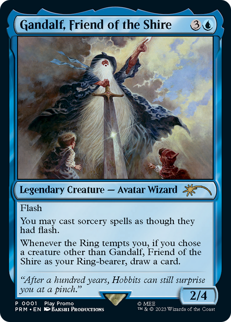 Gandalf, Friend of the Shire (PLAY-001) - MagicFest 2023 Foil