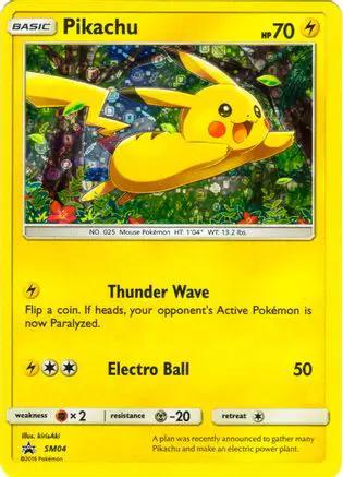Pikachu (General Mills) SM04 - Miscellaneous Cards & Products Holofoil