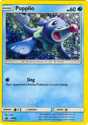 Popplio (General Mills Promo) SM03 - Miscellaneous Cards & Products Holofoil