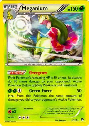 Meganium (Cosmos Holo) 003/122 - Blister Exclusives Holofoil