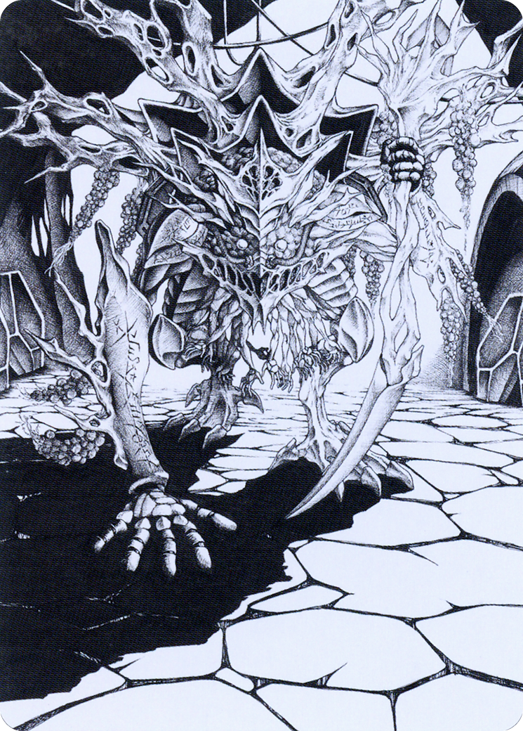 Thrun, Breaker of Silence // Thrun, Breaker of Silence (AONE-076) - Phyrexia: All Will Be One Art Series (Borderless)