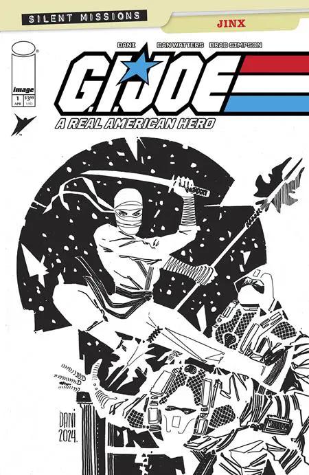 Gi Joe A Real American Hero Jinx #1 (One Shot) C 1:10 Dani B&W Variant (04/09/2025) Image
